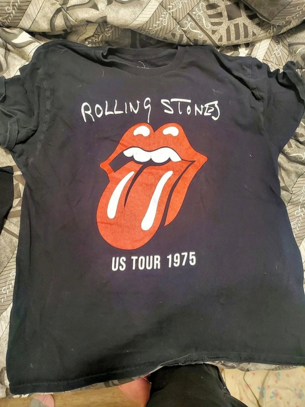 The Rolling Stones Rolling Stones US Tour 1975 Graphic T-Shirt